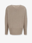 Lisa Yang Women's Mila Cashmere Sweater Beige, view 2