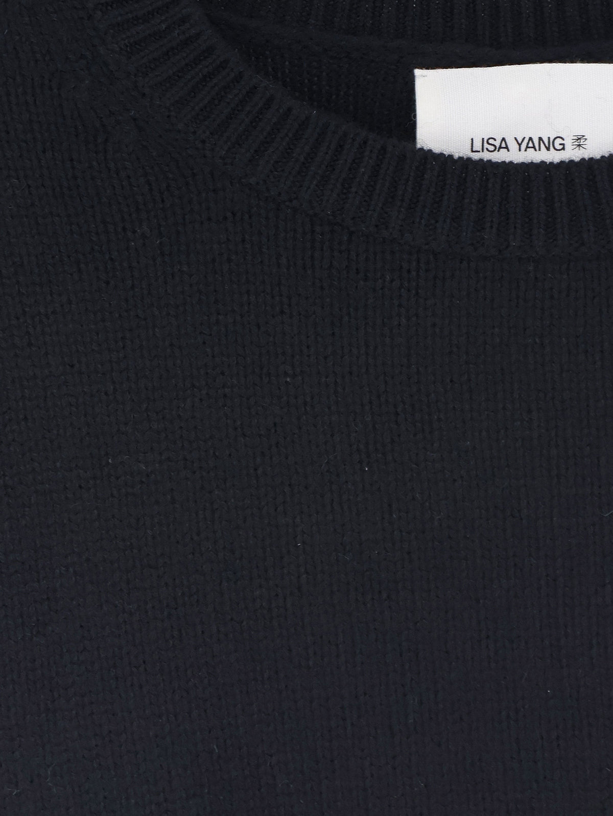 Lisa Yang Women's Mila Cashmere Sweater Black, view 3