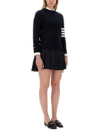 Thom Browne Women's Milano Stitch Jersey Blue, view 2