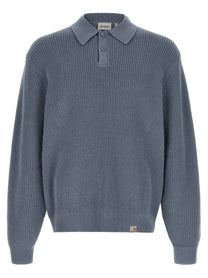 Carhartt Wip Miles Polo Shirt Blue