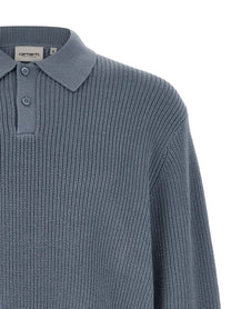 Carhartt Wip Miles Polo Shirt Blue
