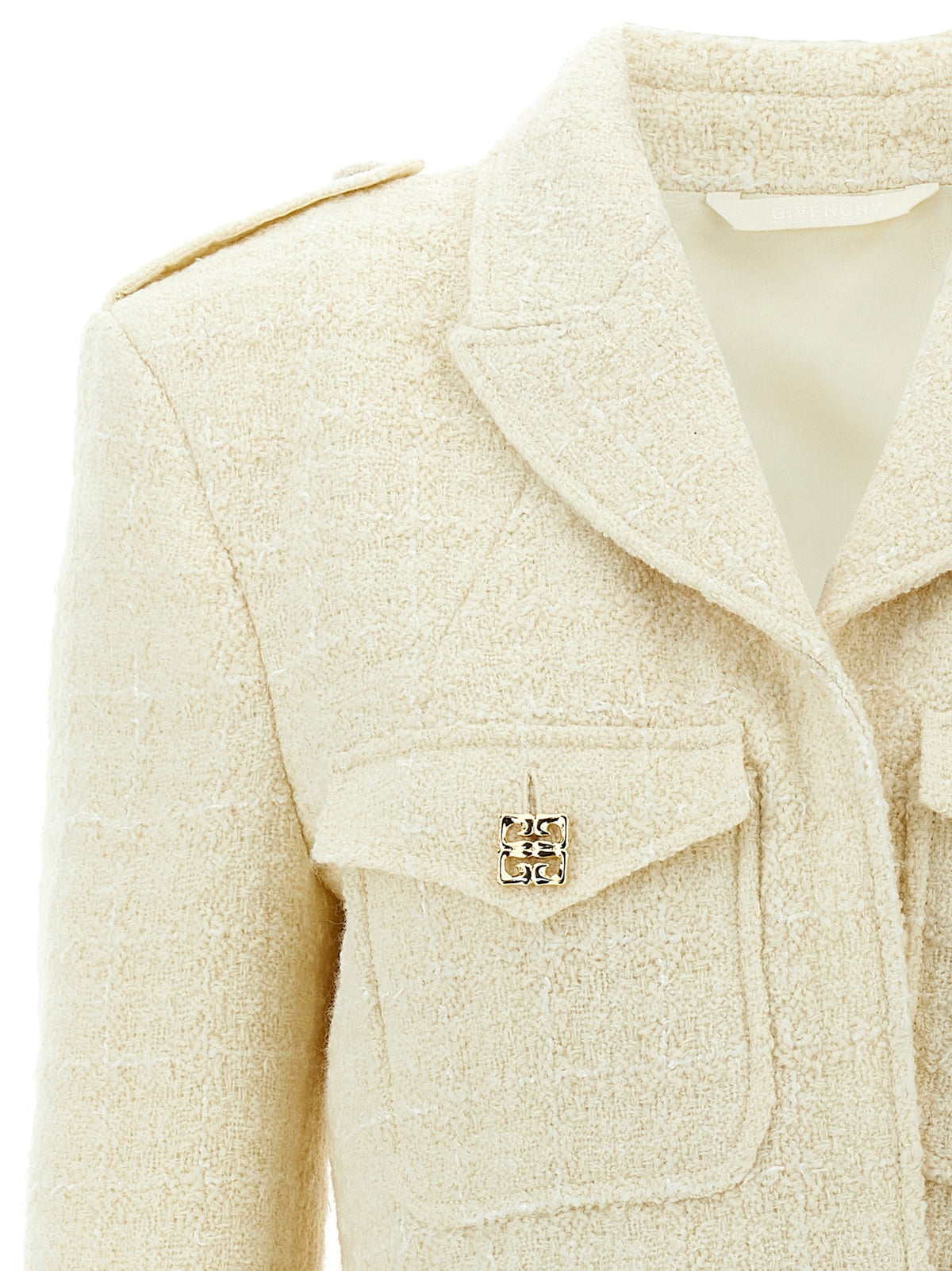 Givenchy Military Blazer White, view 3