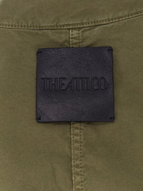 The Attico Women's Military Cotton Bomber Green