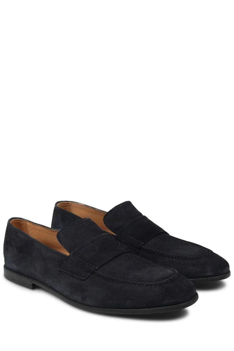 Mille885 Men's Suede Loafers Blue, view 2