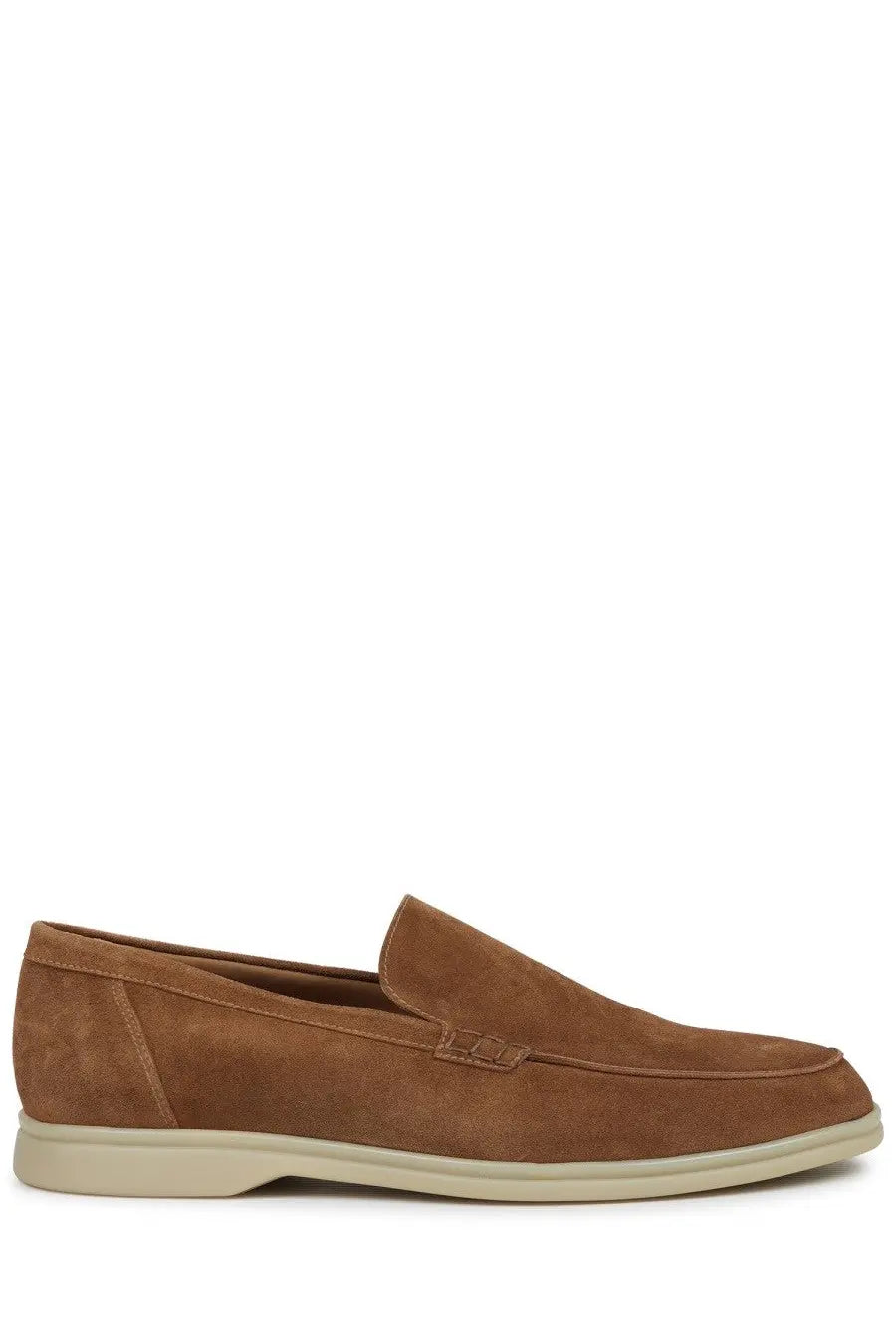 Mille885 Men's Suede Loafers Brown