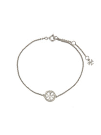 Tory Burch Women's Miller Chain Bracelet Silver