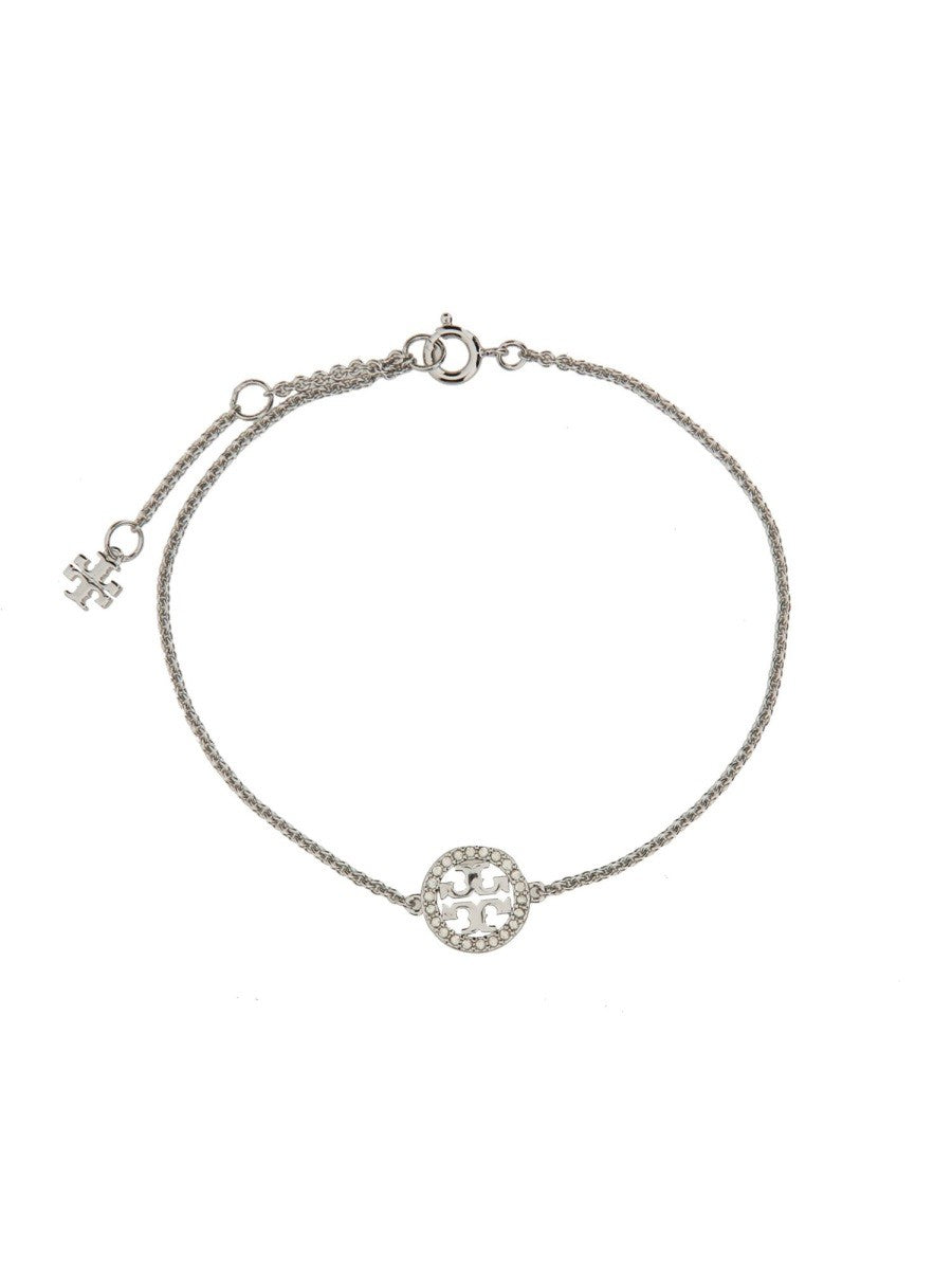 Tory Burch Women's Miller Chain Bracelet Silver