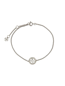 Tory Burch Women's Miller Chain Bracelet Silver