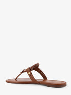 Tory Burch Women's Miller Leather Thong Sandals Beige
