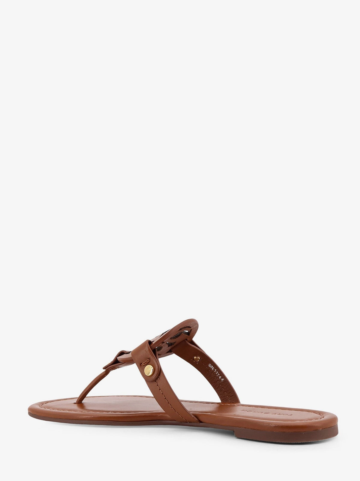 Tory Burch Women's Miller Leather Thong Sandals Beige