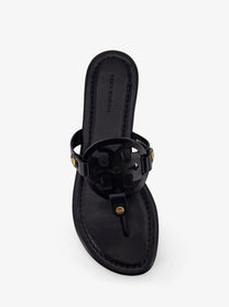 Tory Burch Women's Miller Leather Thong Sandals Black