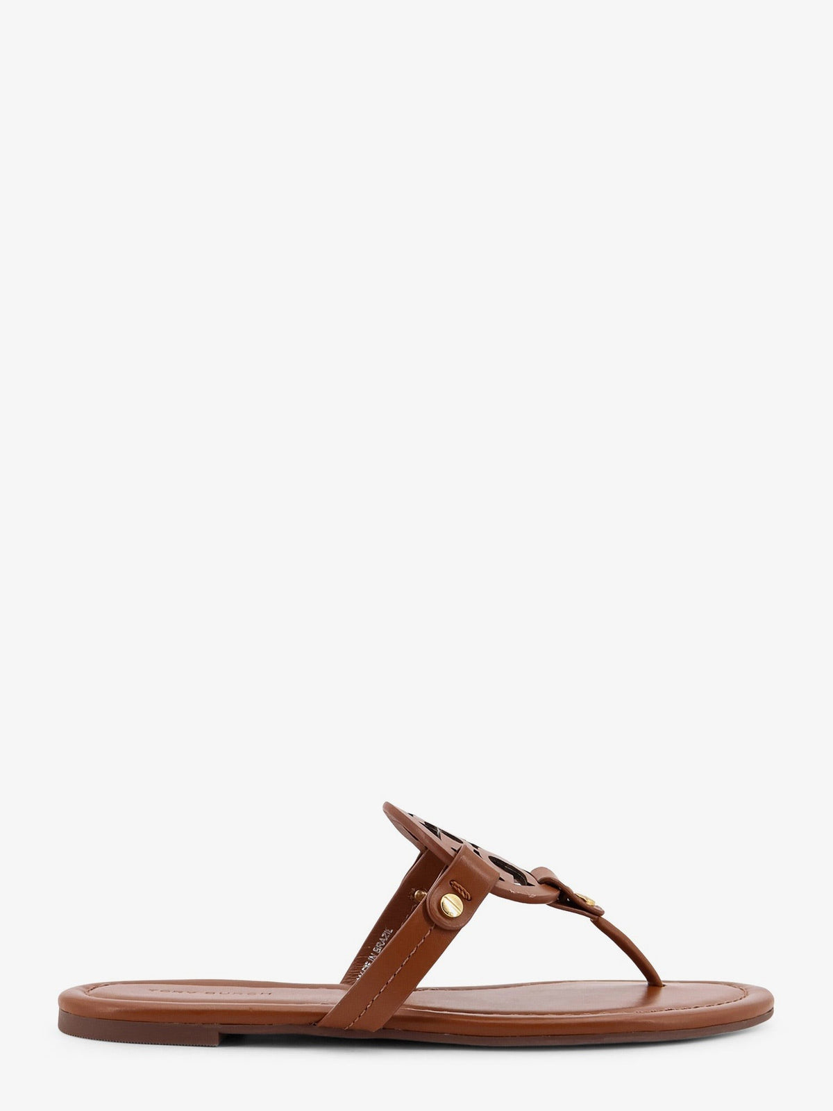 Tory Burch Women's Miller Leather Thong Sandals Beige