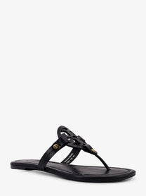 Tory Burch Women's Miller Leather Thong Sandals Black