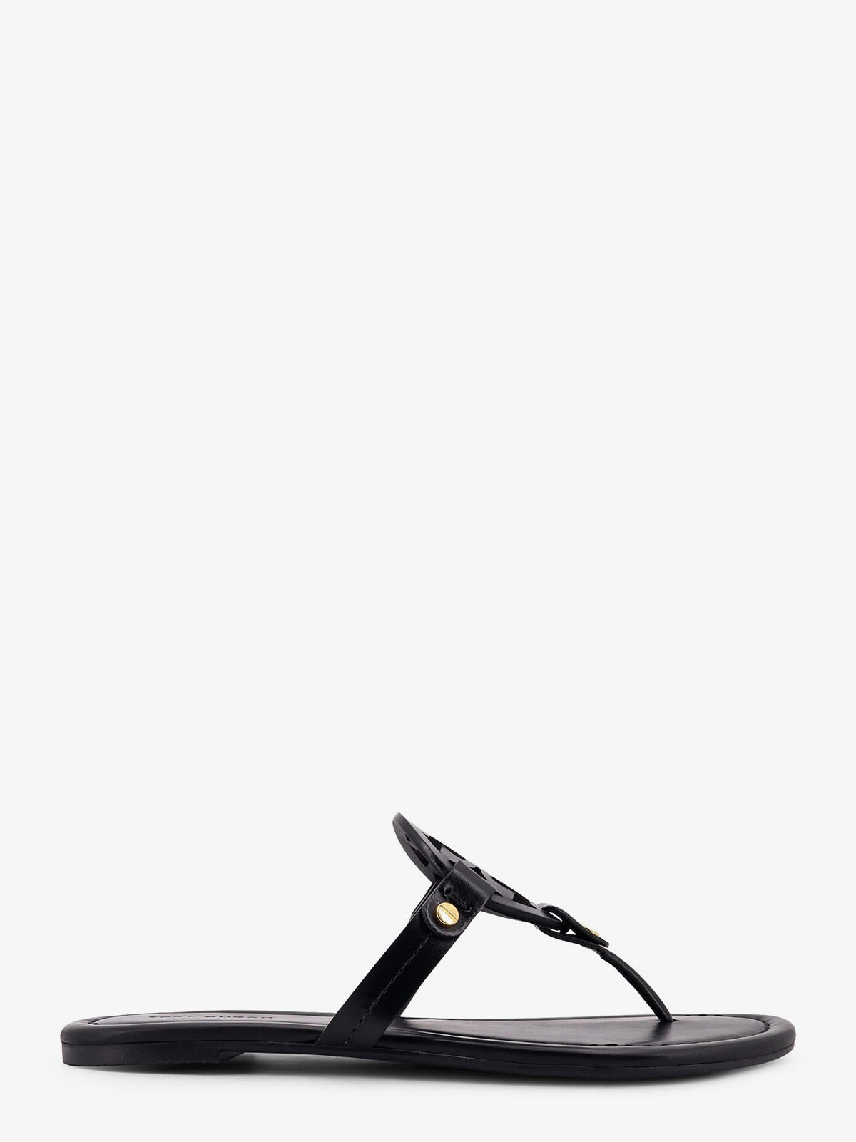 Tory Burch Women's Miller Leather Thong Sandals Black