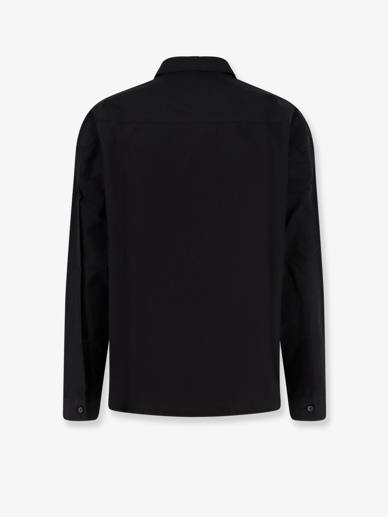 Entire Studios Unisex Miller Oversize Cotton Shirt Black