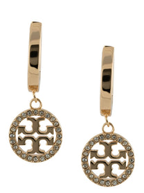 Tory Burch Miller Pavé Drop Earrings Gold