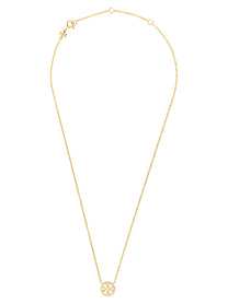 Tory Burch Miller Pavé Necklace Gold