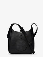 Tory Burch Women's Miller Swing Shoulder Bag in Black Hammered Leather Black