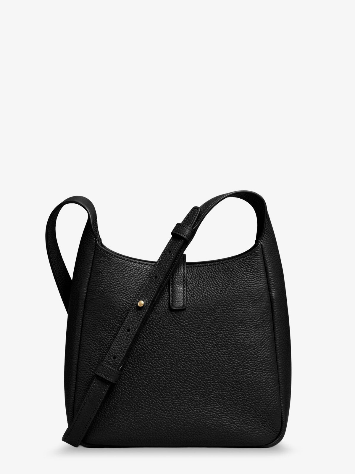 Tory Burch Women's Miller Swing Shoulder Bag in Black Hammered Leather Black