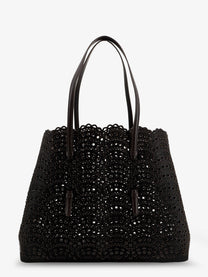 ALAÏA Women's Mina Hair Calf Handbag Chocolat