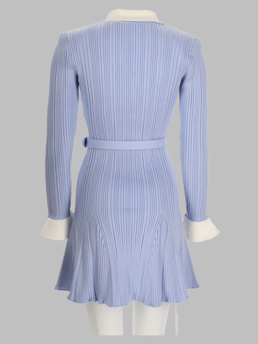 self-portrait Women's Mini Abito Coste Blue