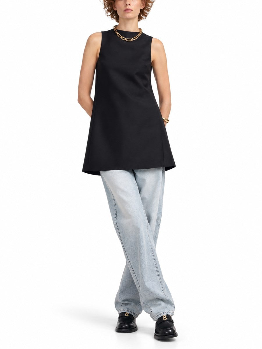 Balenciaga Women's Mini Dress Line Black