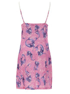 Versace Jeans Couture Women's Satin Mini Dress Blue, view 2