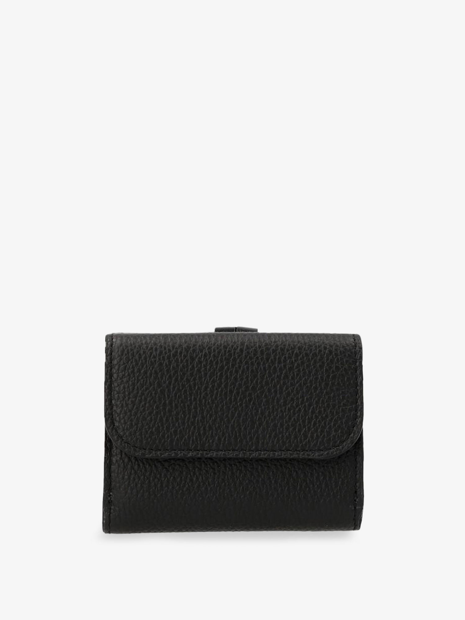 Chloé Women's Mini Alphabet Trifold Leather Wallet Black