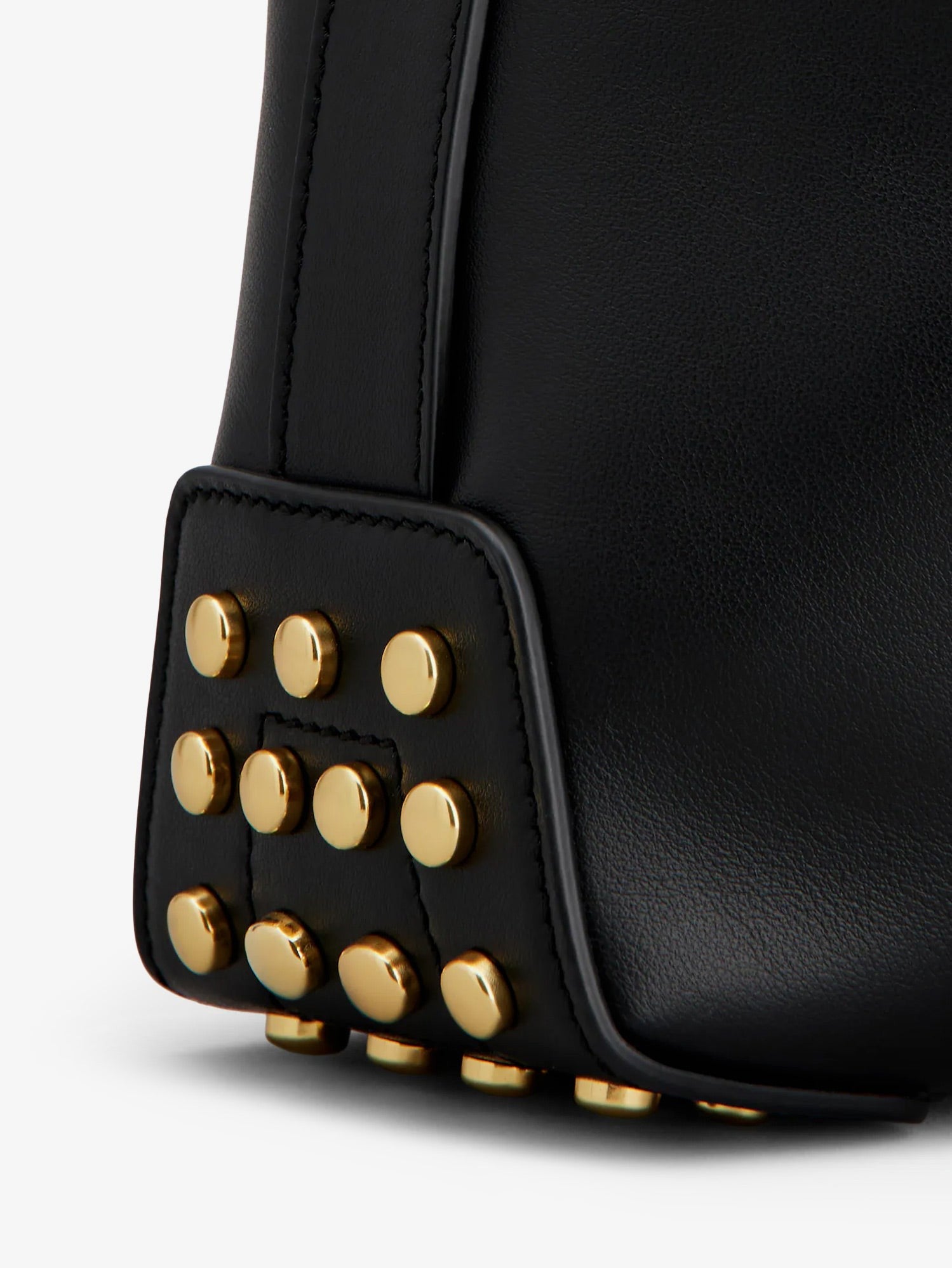 Tod's Women's Mini Bag Metal Dots Leather Shoulder Bag Black