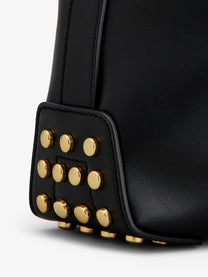 Tod's Women's Mini Bag Metal Dots Leather Shoulder Bag Black