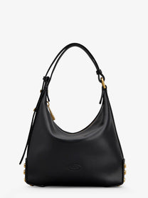 Tod's Women's Mini Bag Metal Dots Leather Shoulder Bag Black