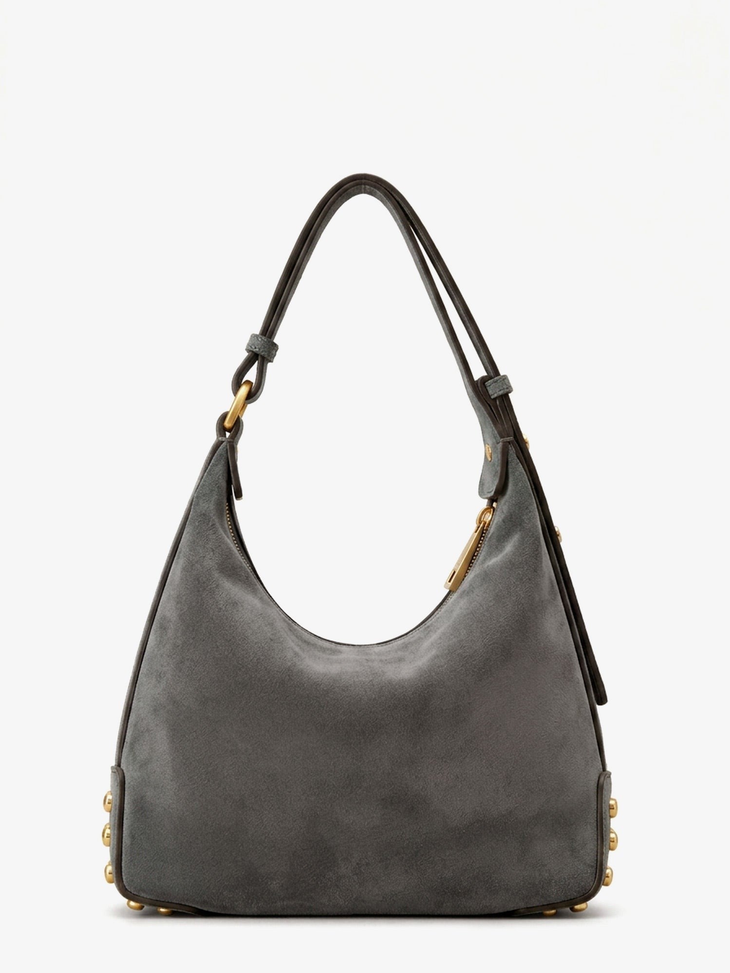 Tod's Women's Mini Bag Metal Dots Suede Shoulder Bag Brown