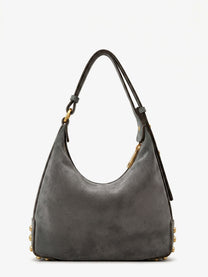 Tod's Women's Mini Bag Metal Dots Suede Shoulder Bag Brown