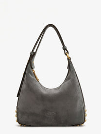 Tod's Women's Mini Bag Metal Dots Suede Shoulder Bag Brown