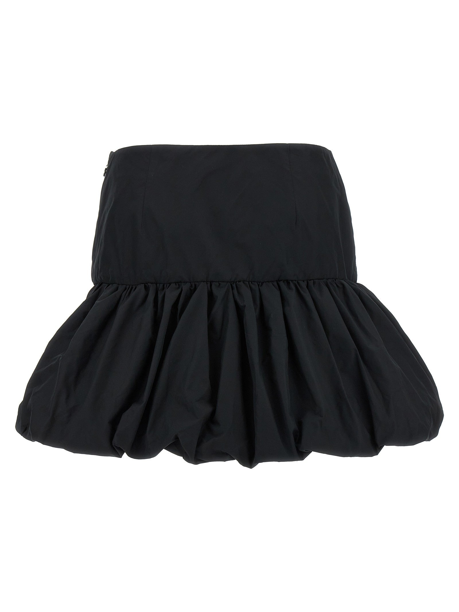 ROTATE Birger Christensen Mini Balloon Skirt Black