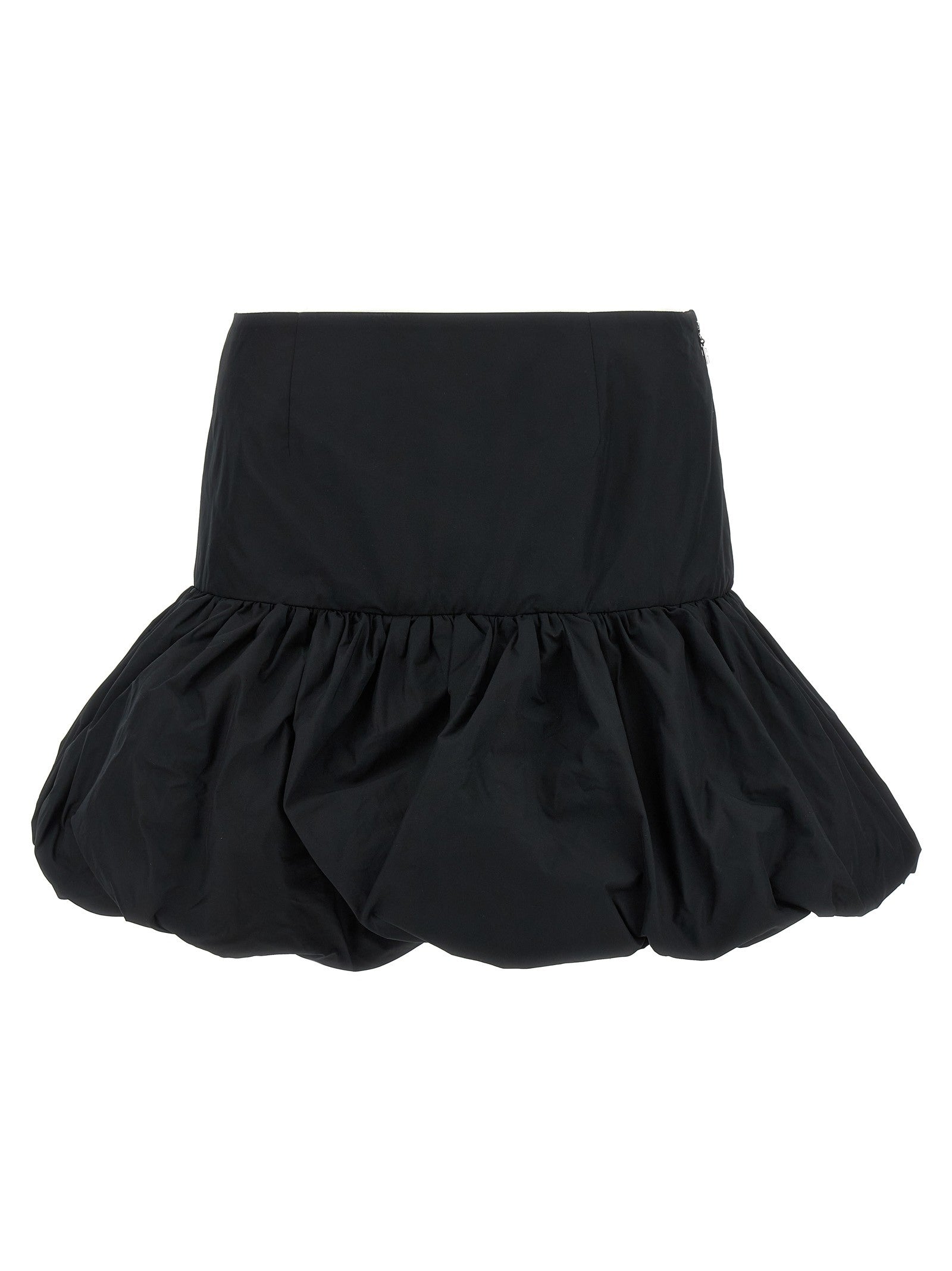 ROTATE Birger Christensen Mini Balloon Skirt Black