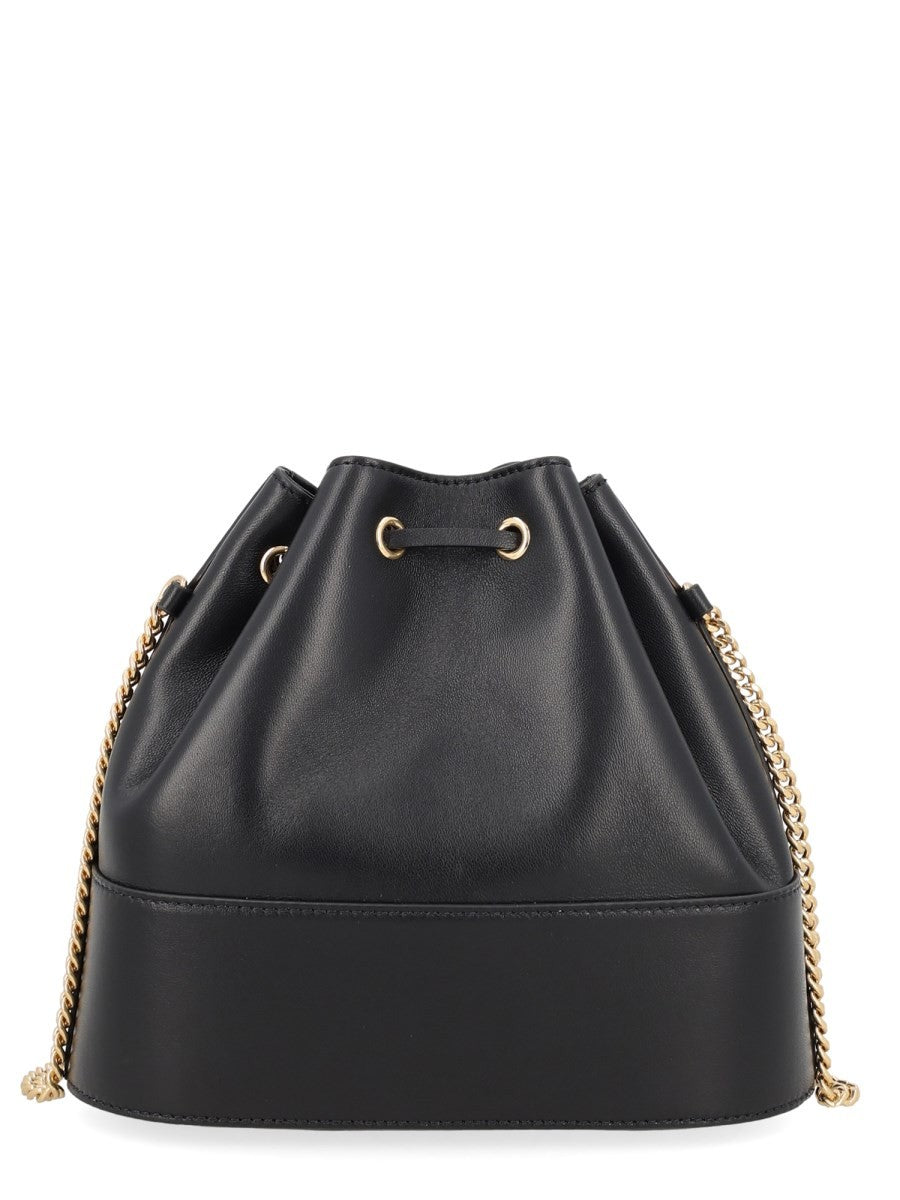 Valentino Women's Mini Borsa Secchiello Vlogo Signature Black