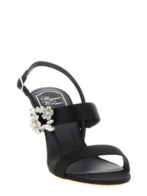 Roger Vivier Mini Bouquet Sandals Black