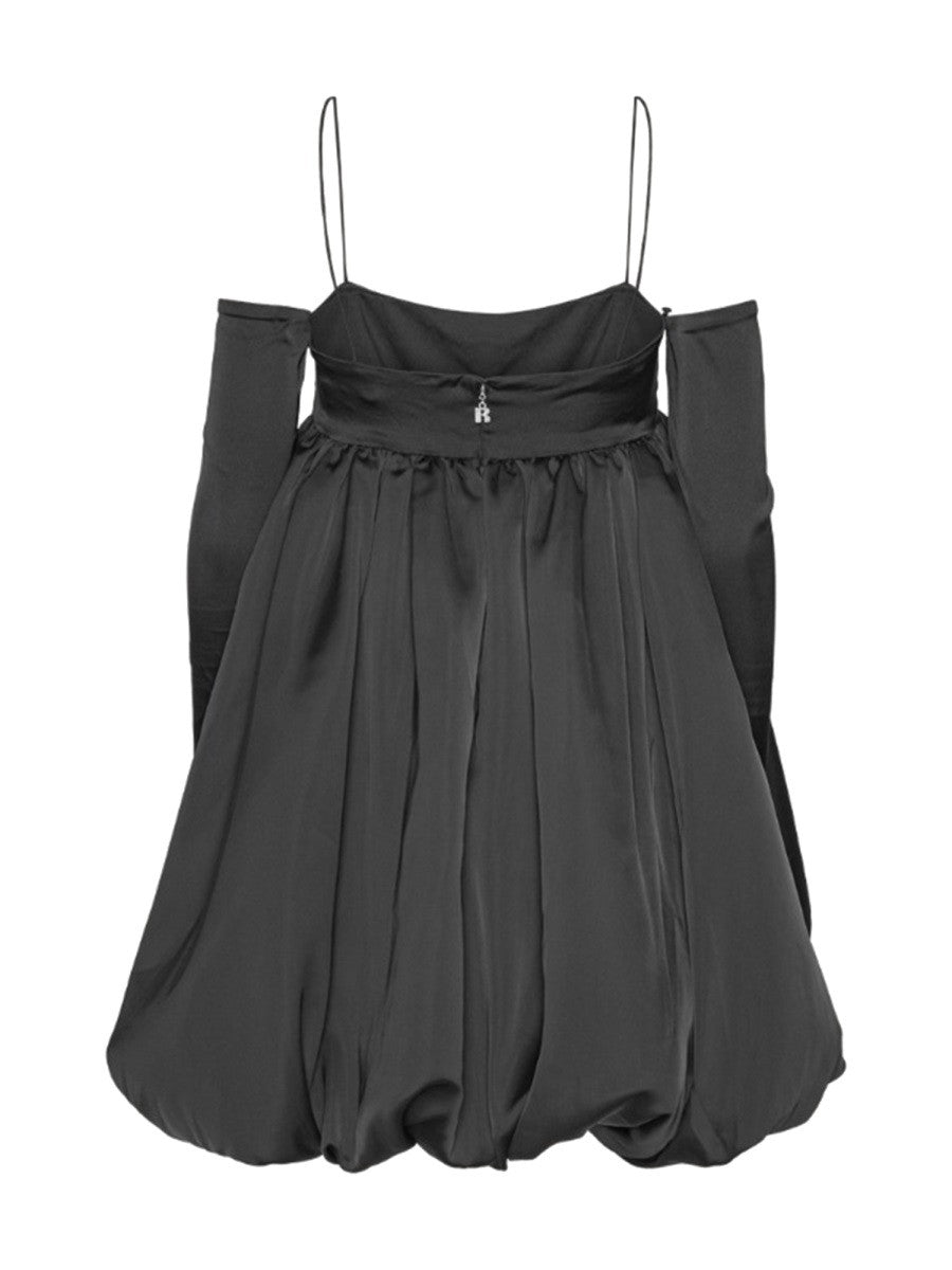 ROTATE Birger Christensen Women's Mini Bubble Dress Black