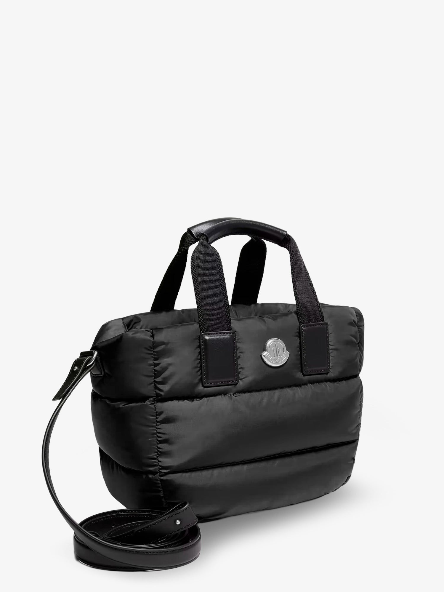 Moncler Women's Mini Caradoc Nylon Handbag Black