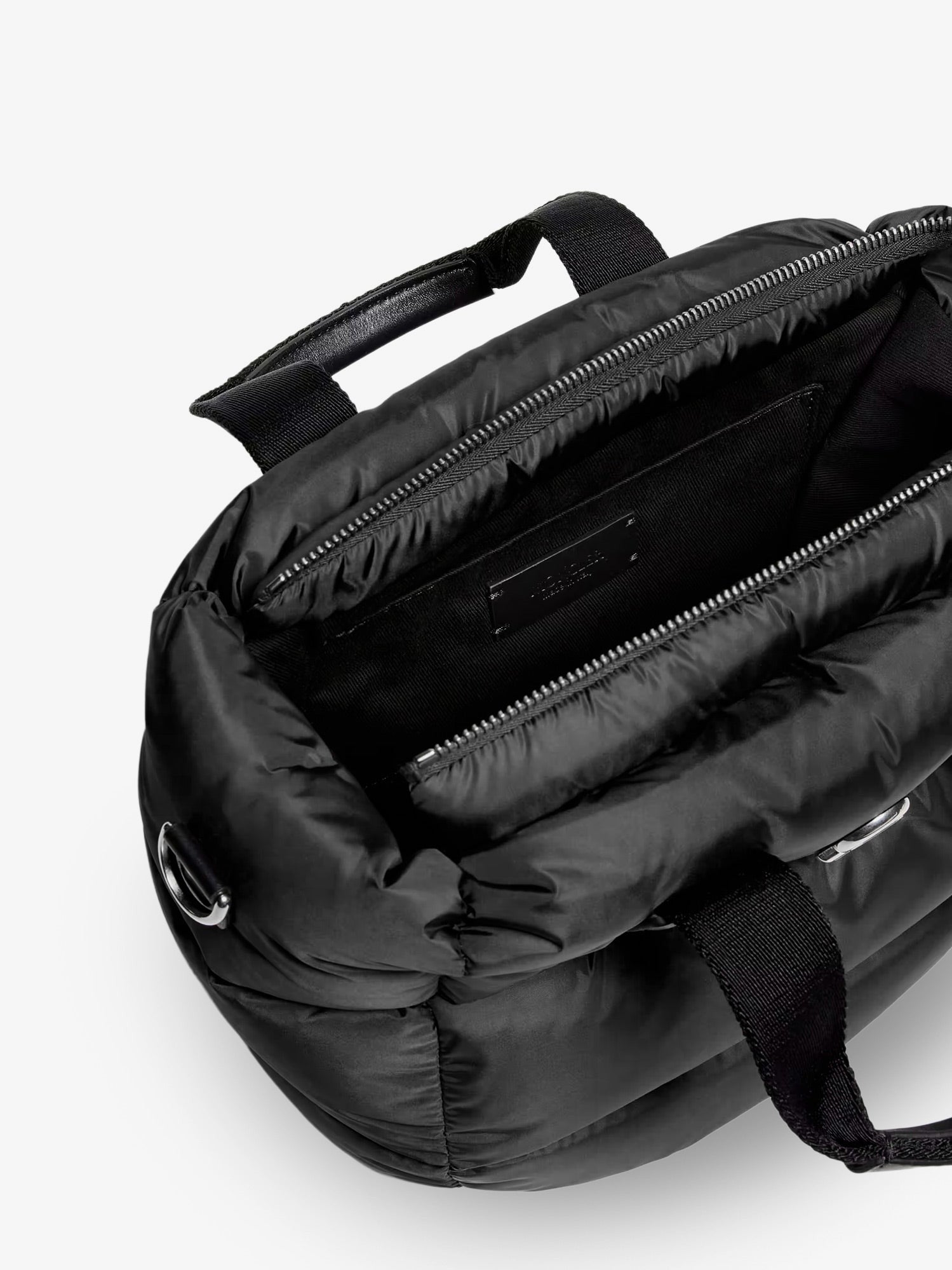 Moncler Women's Mini Caradoc Nylon Handbag Black