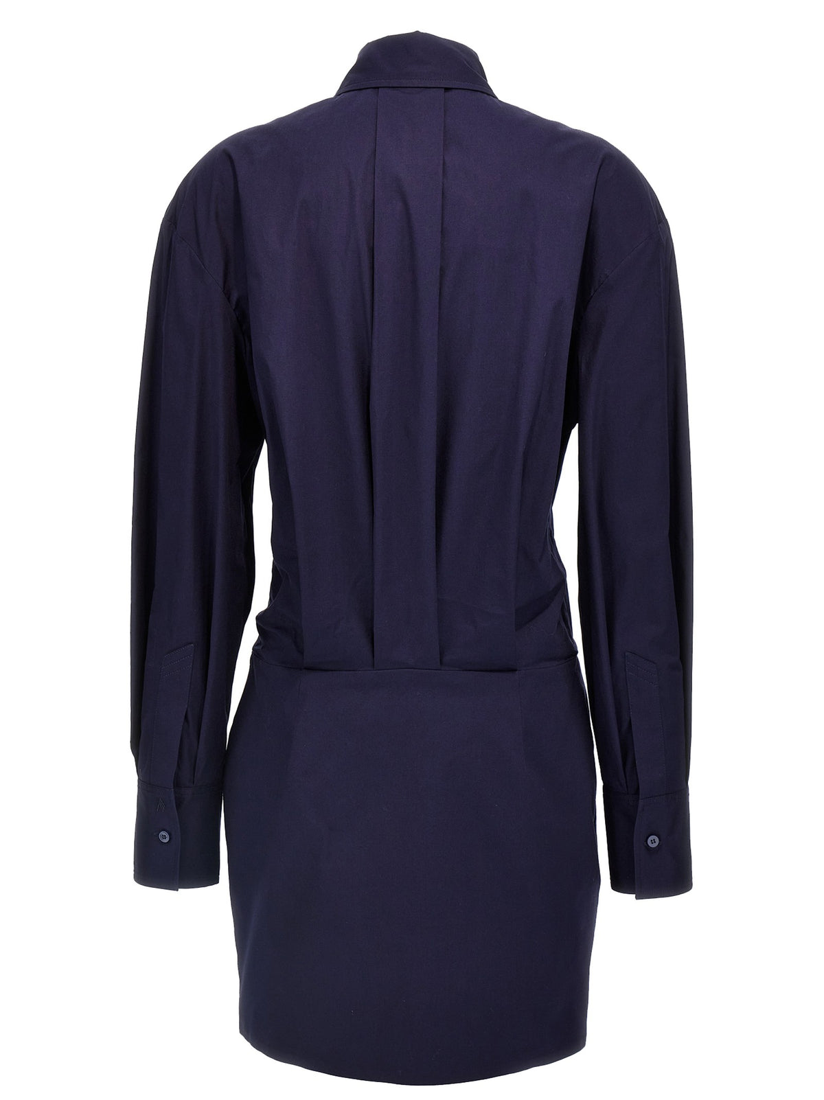 The Attico Mini Chemisier Dress Blue