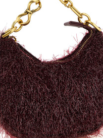 Twin Set Mini Croissant Handbag Red