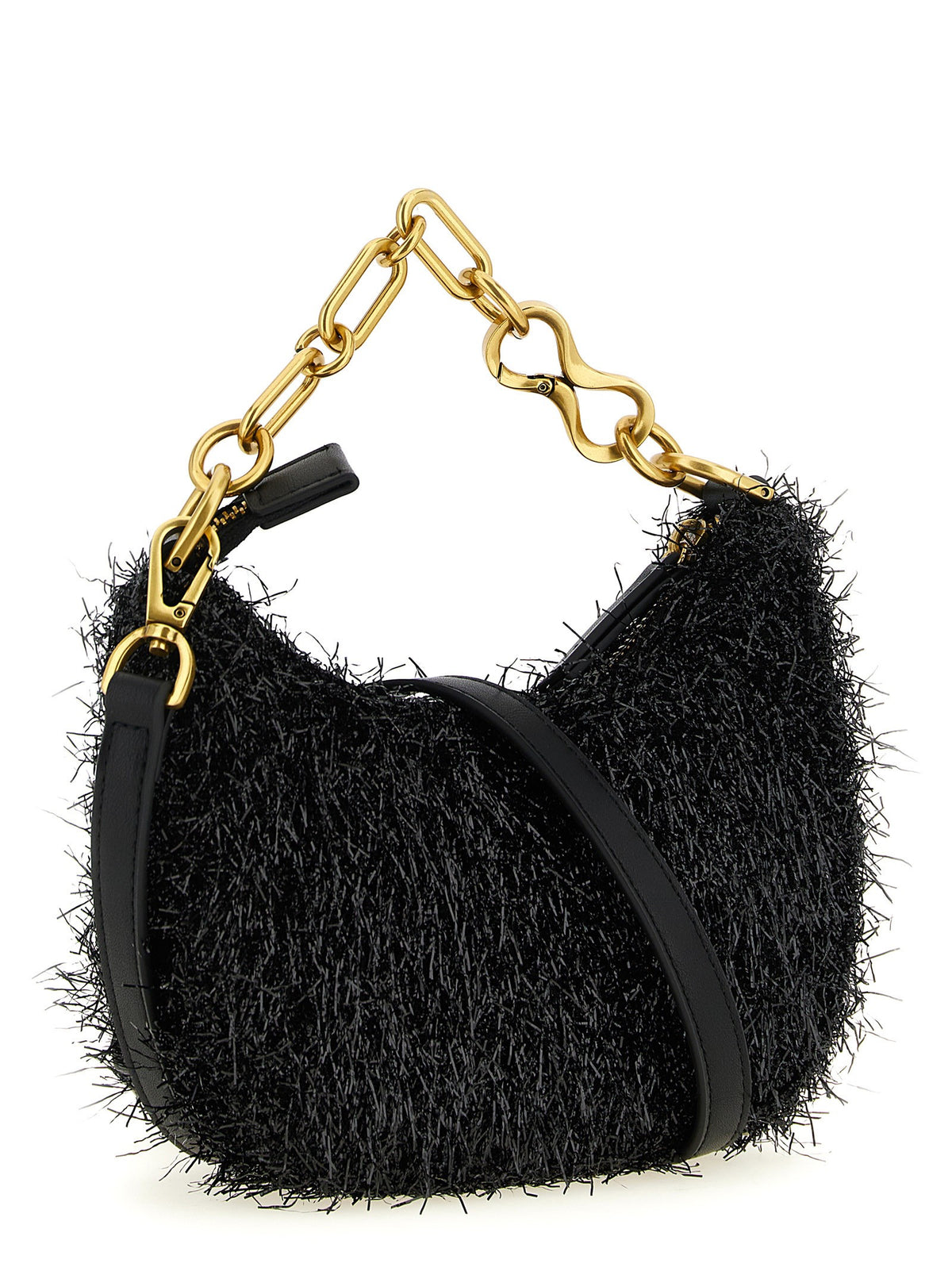 TWINSET Mini Croissant Handbag Black
