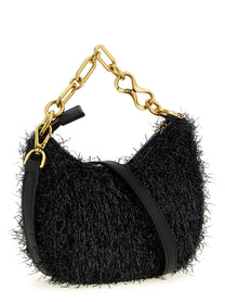TWINSET Mini Croissant Handbag Black