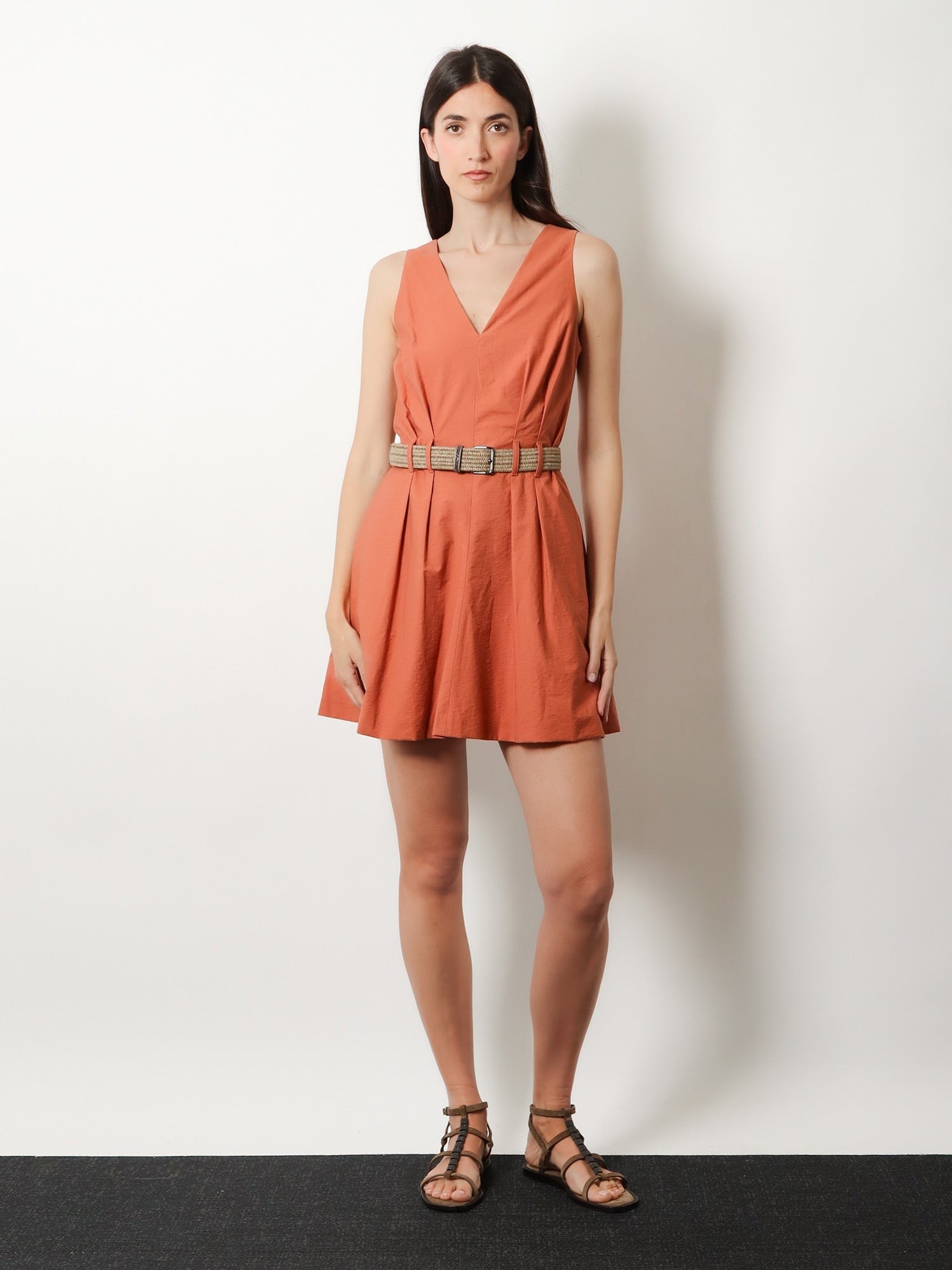 Brunello Cucinelli Women's Mini Dress Beige