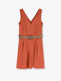 Brunello Cucinelli Women's Mini Dress Beige