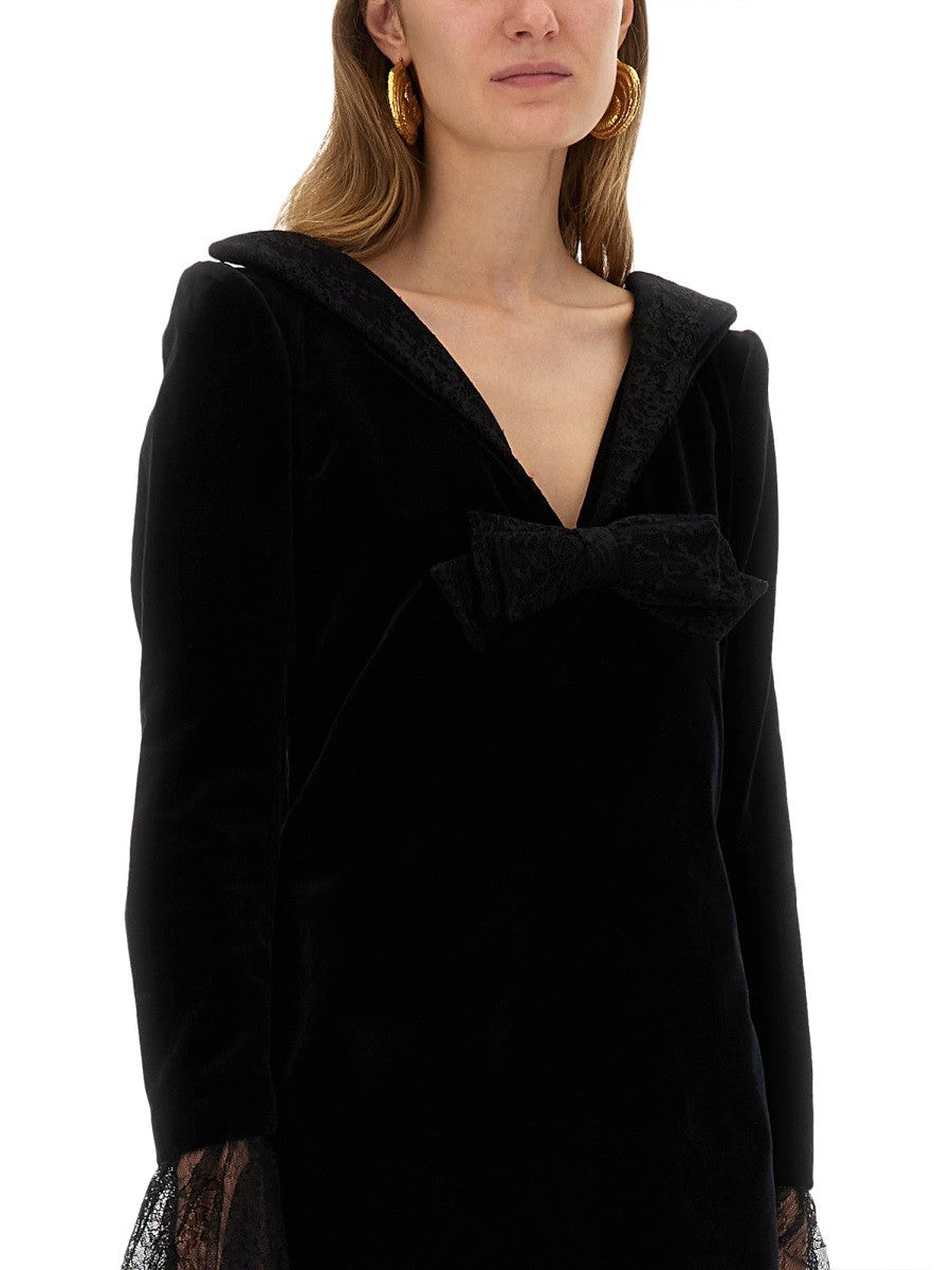 Nina Ricci Women's Mini Dress Black