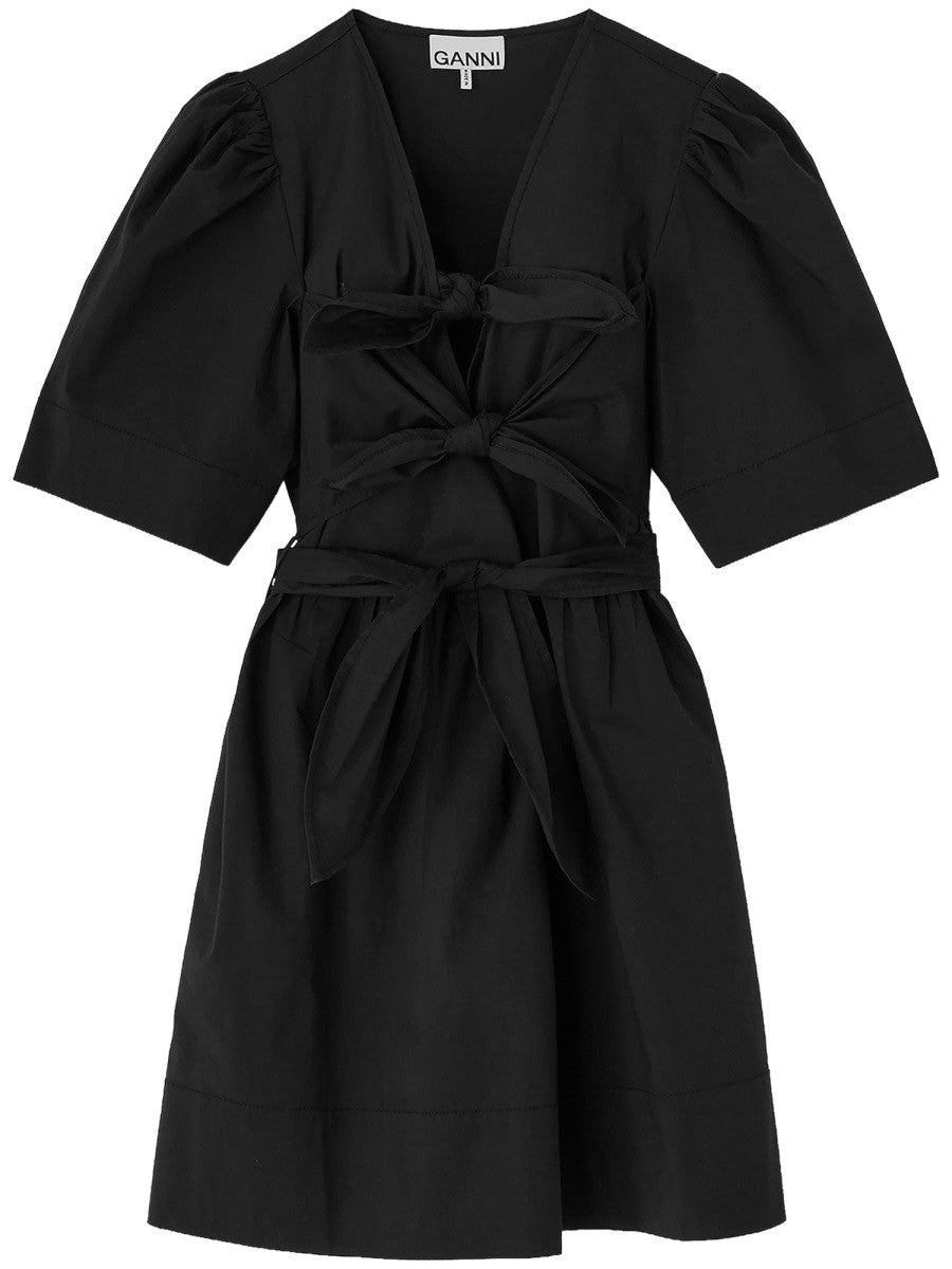Ganni Women's Mini Dress Black