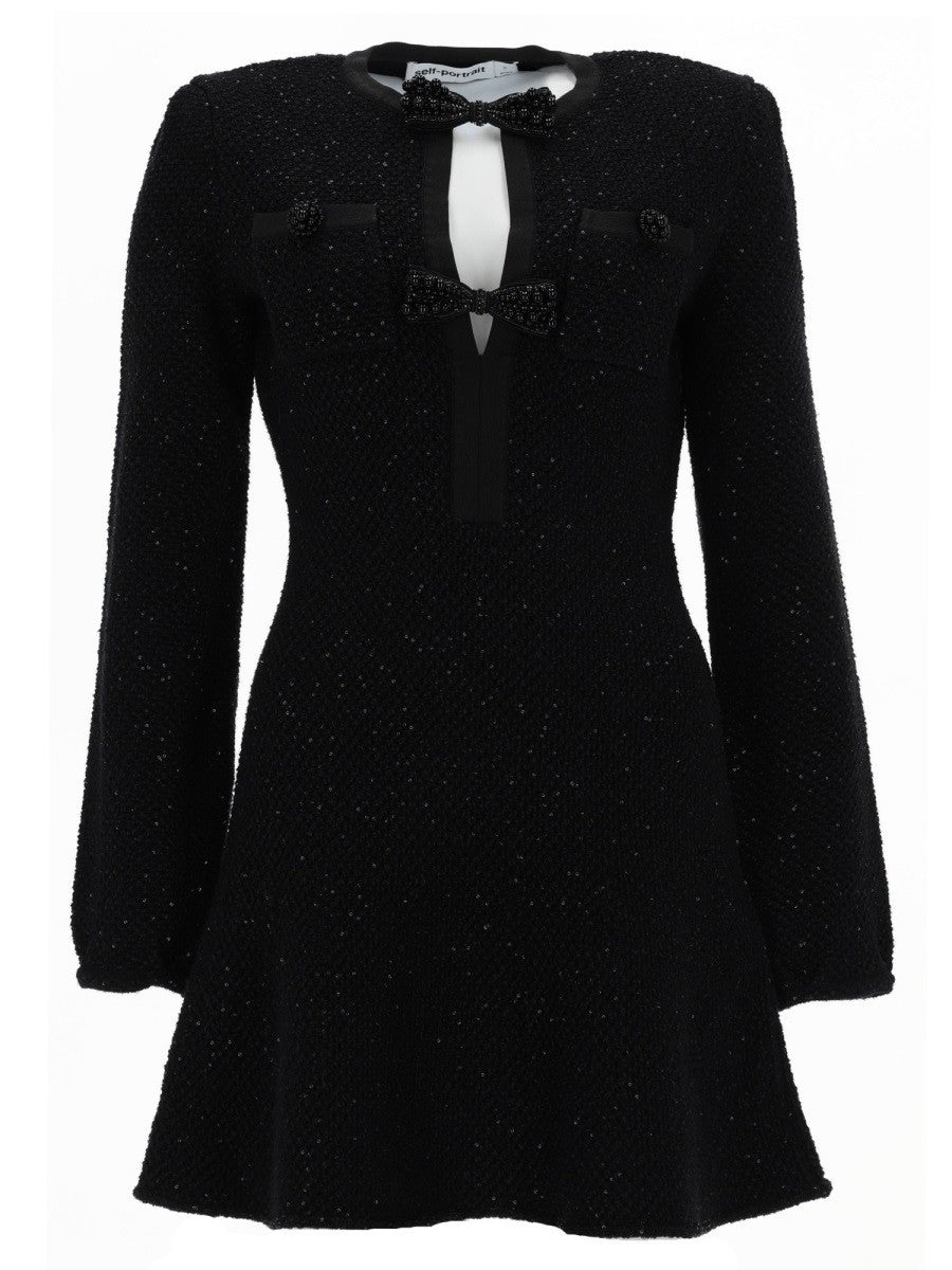self-portrait Women's Mini Dress Black